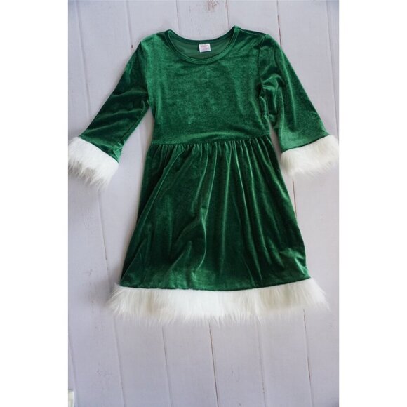 Holiday Time Girls Santa Cosplay Dress  - Size M (7-8) - Picture 2 of 6